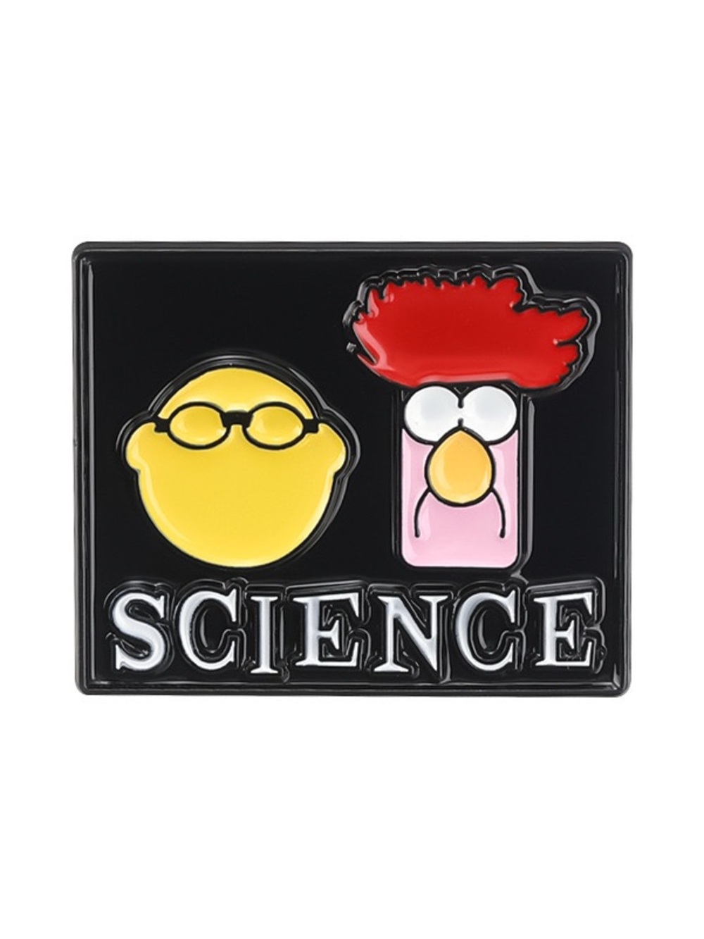 Retro Science Duo Enamel Pin – Funny Lab Partners Brooch | Nerdy Science Lover